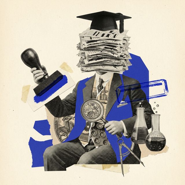 Dada collage portrait of Reviewer 2